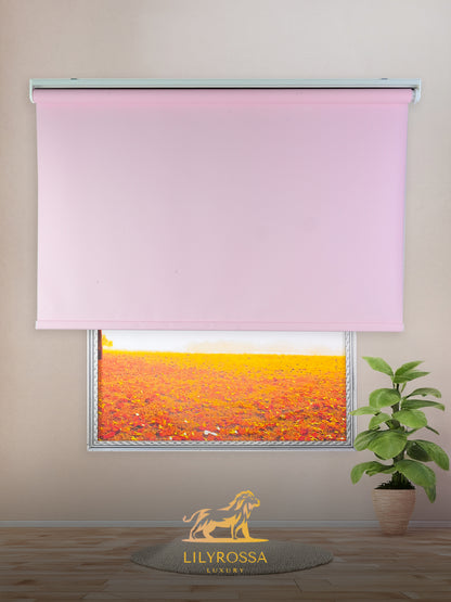 PINK ROLLER BLINDS