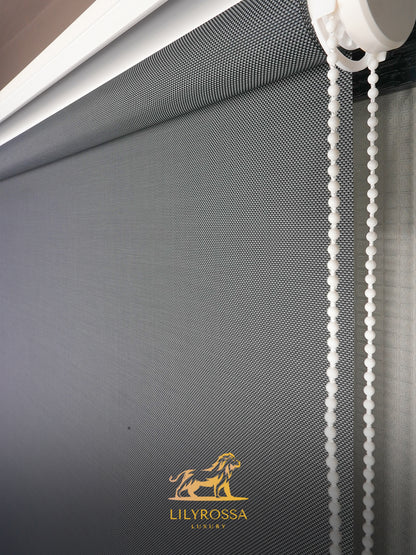 ANTHRACITE-GREY SCREEN ROLLER BLINDS