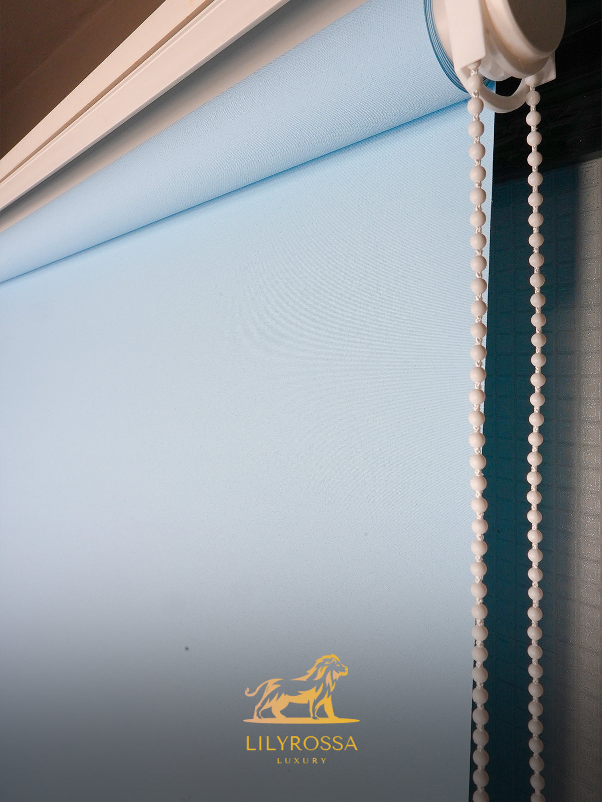 ICE BLUE ROLLER BLINDS