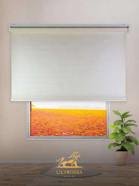 BEIGE ROLLER BLINDS