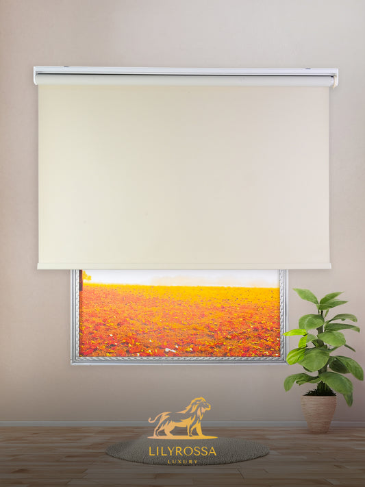 CREAM ROLLER BLINDS