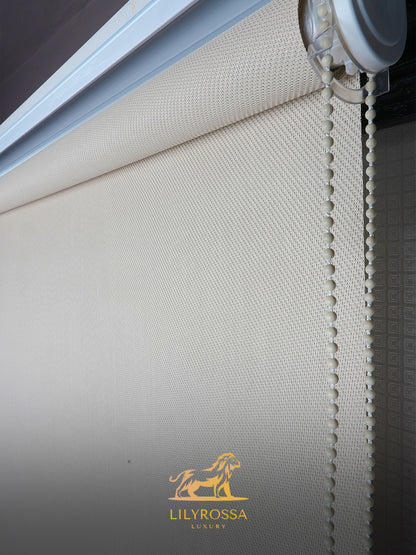 SAND BEIGE ZIP SCREEN ROLLER BLINDS