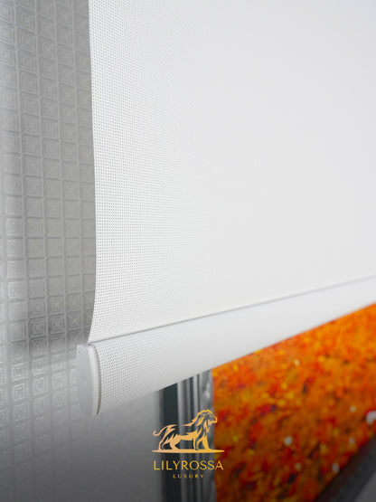 WHITE SCREEN ROLLER BLINDS